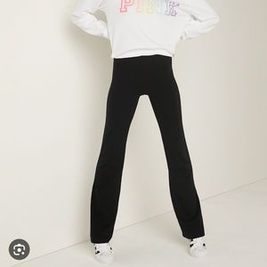 PINK  Cotton Mid Rise Yoga Pants